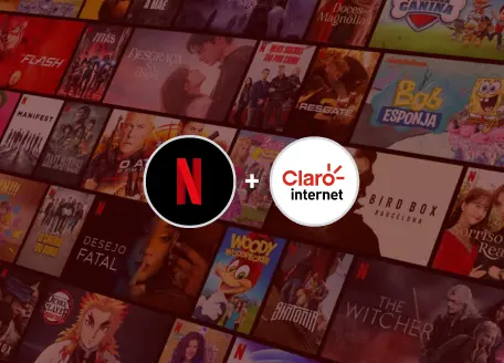 Conheça os planos com Netflix e Claro Internet